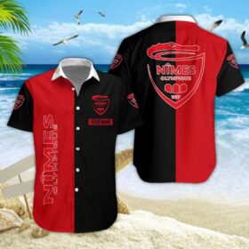 Chemise hawaïenne Nîmes Olympique
