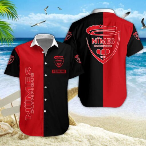 Chemise hawaïenne Nîmes Olympique