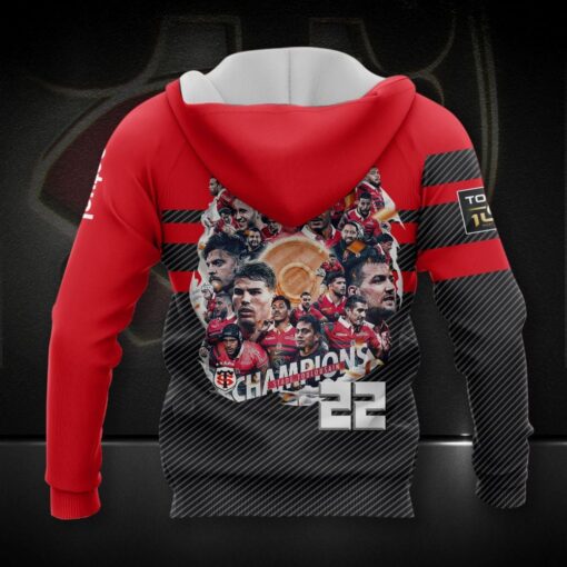 Sweat à capuche Stade Toulousain Champion de France 2022/23 – Image 3