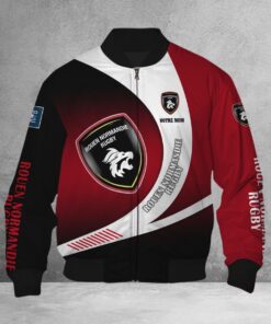Blouson bomber Rouen Normandie Rugby