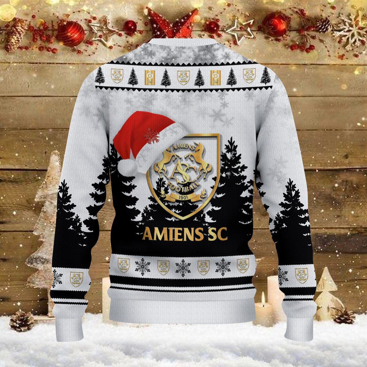 Pull de Noël moche Amiens SC – Ugly Christmas Sweater – Image 3