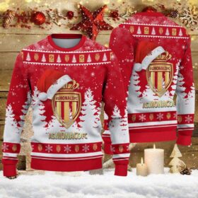 Pull de Noël moche AS Monaco – Ugly Christmas Sweater