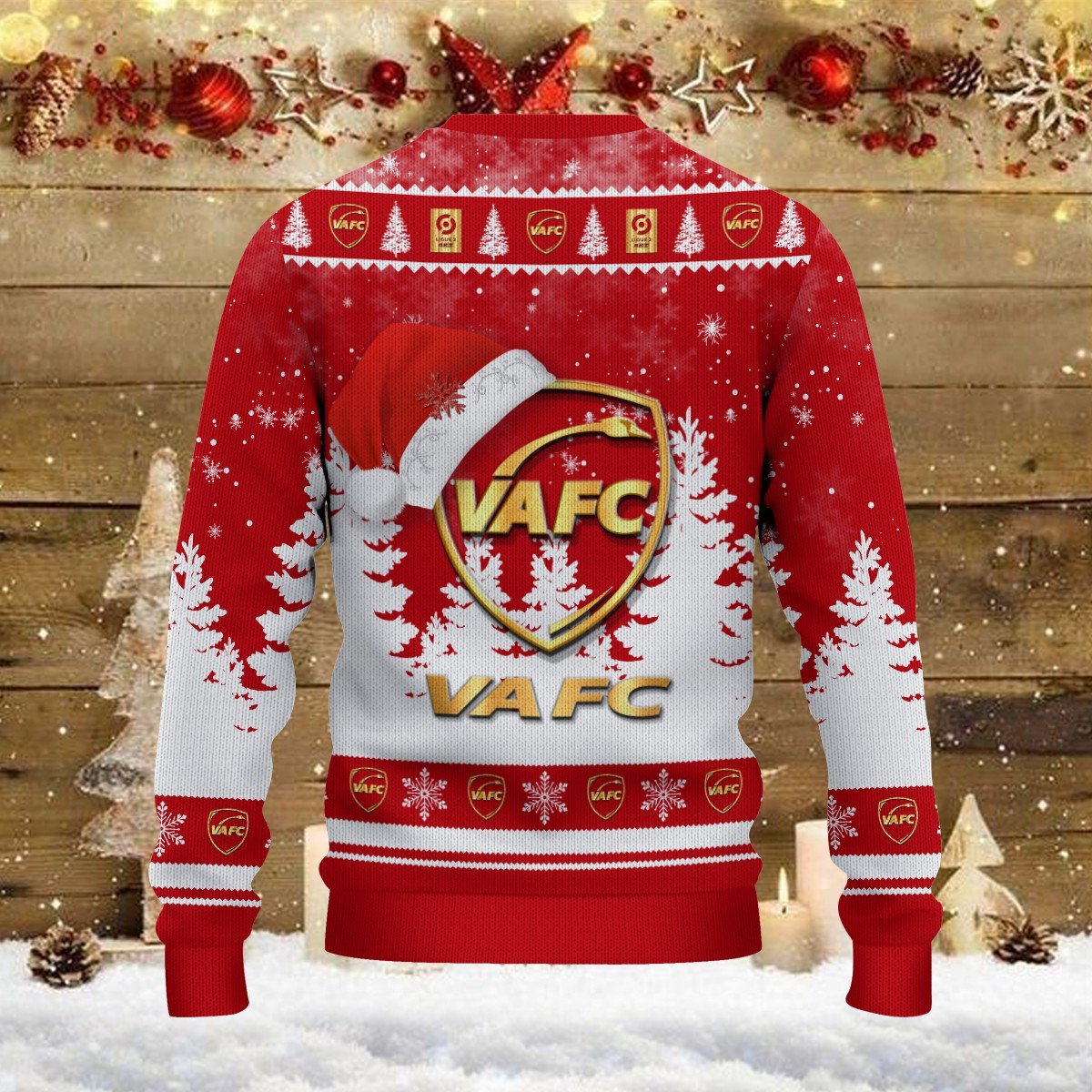 Pull de Noël moche Valenciennes FC – Ugly Christmas Sweater – Image 3