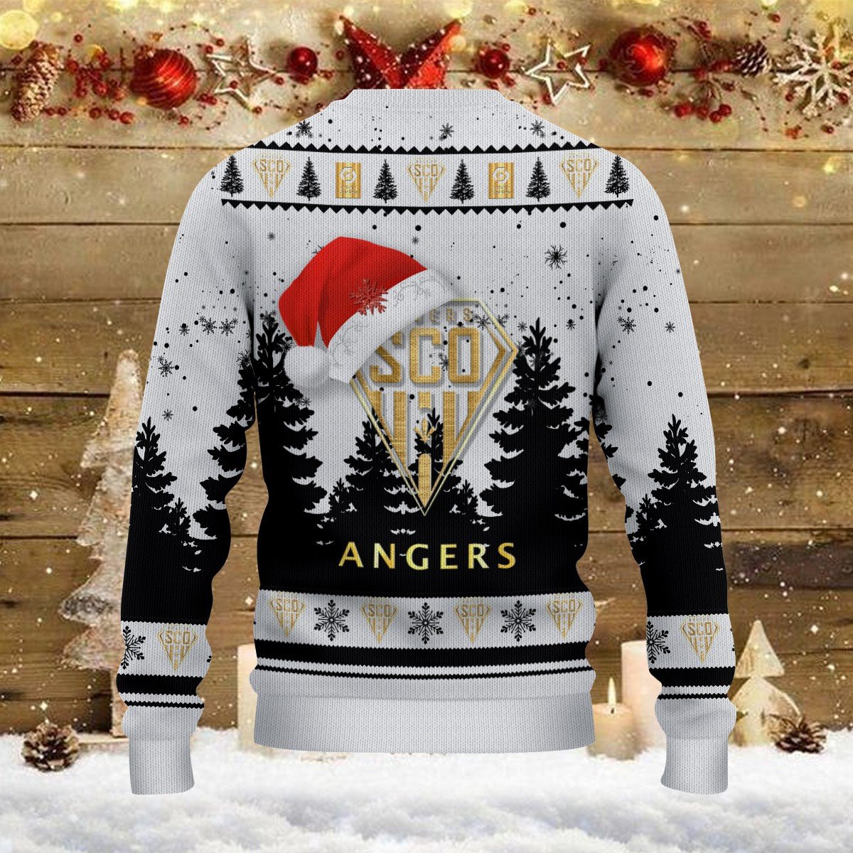 Pull de Noël moche Angers SCO – Ugly Christmas Sweater – Image 3