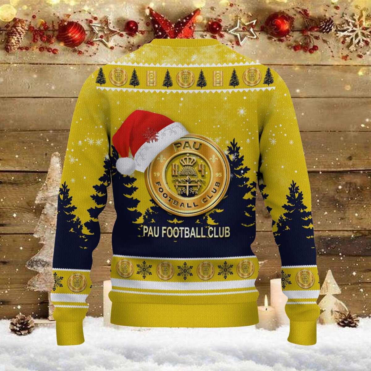 Pull de Noël moche Pau FC – Ugly Christmas Sweater – Image 3