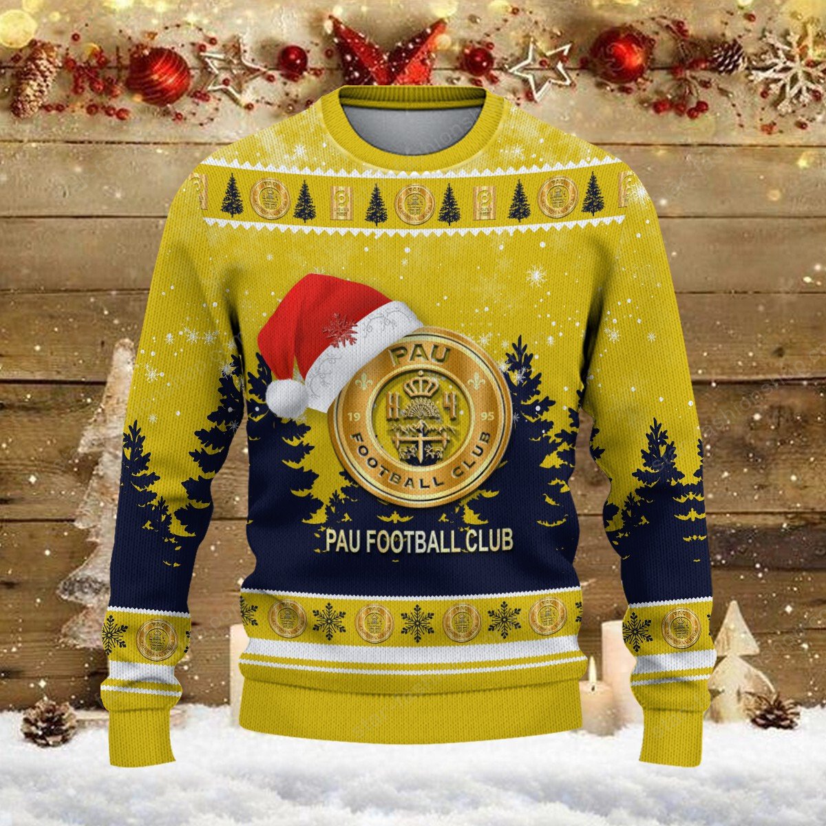 Pull de Noël moche Pau FC – Ugly Christmas Sweater – Image 2