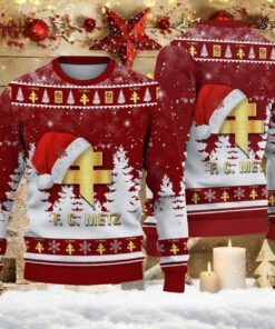 Pull de Noël moche FC Metz – Ugly Christmas Sweater