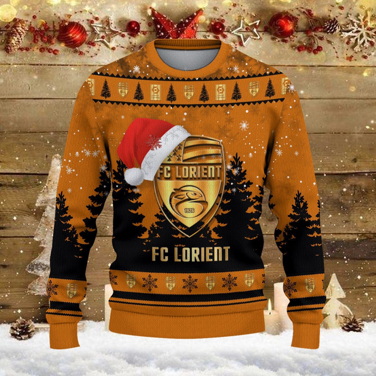 Pull de Noël moche FC Lorient – Ugly Christmas Sweater – Image 2
