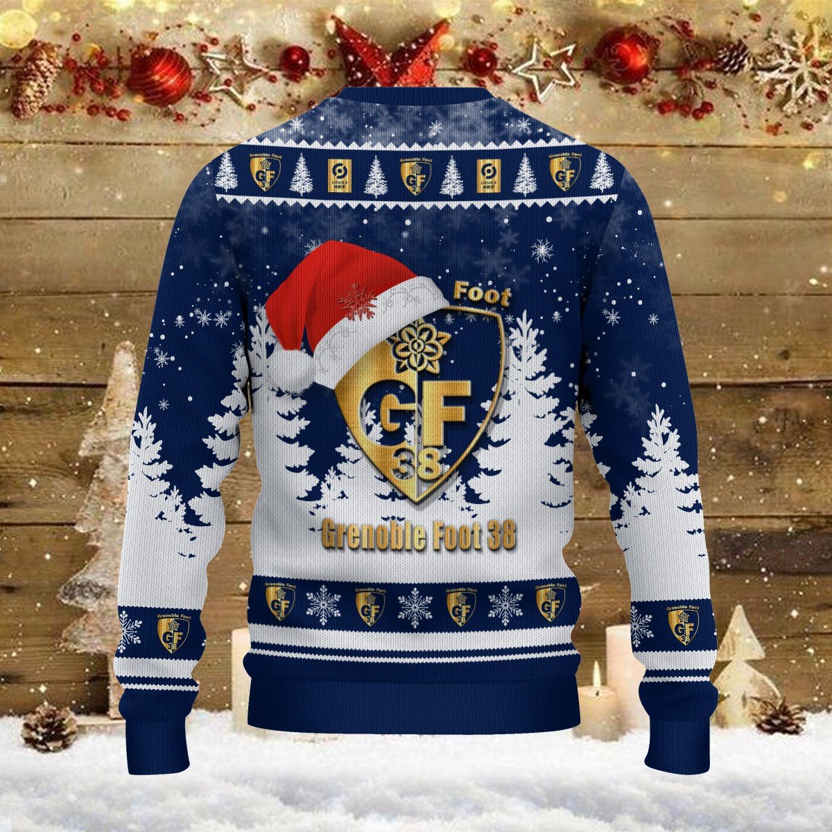Pull de Noël moche Grenoble Foot 38 – Ugly Christmas Sweater – Image 3