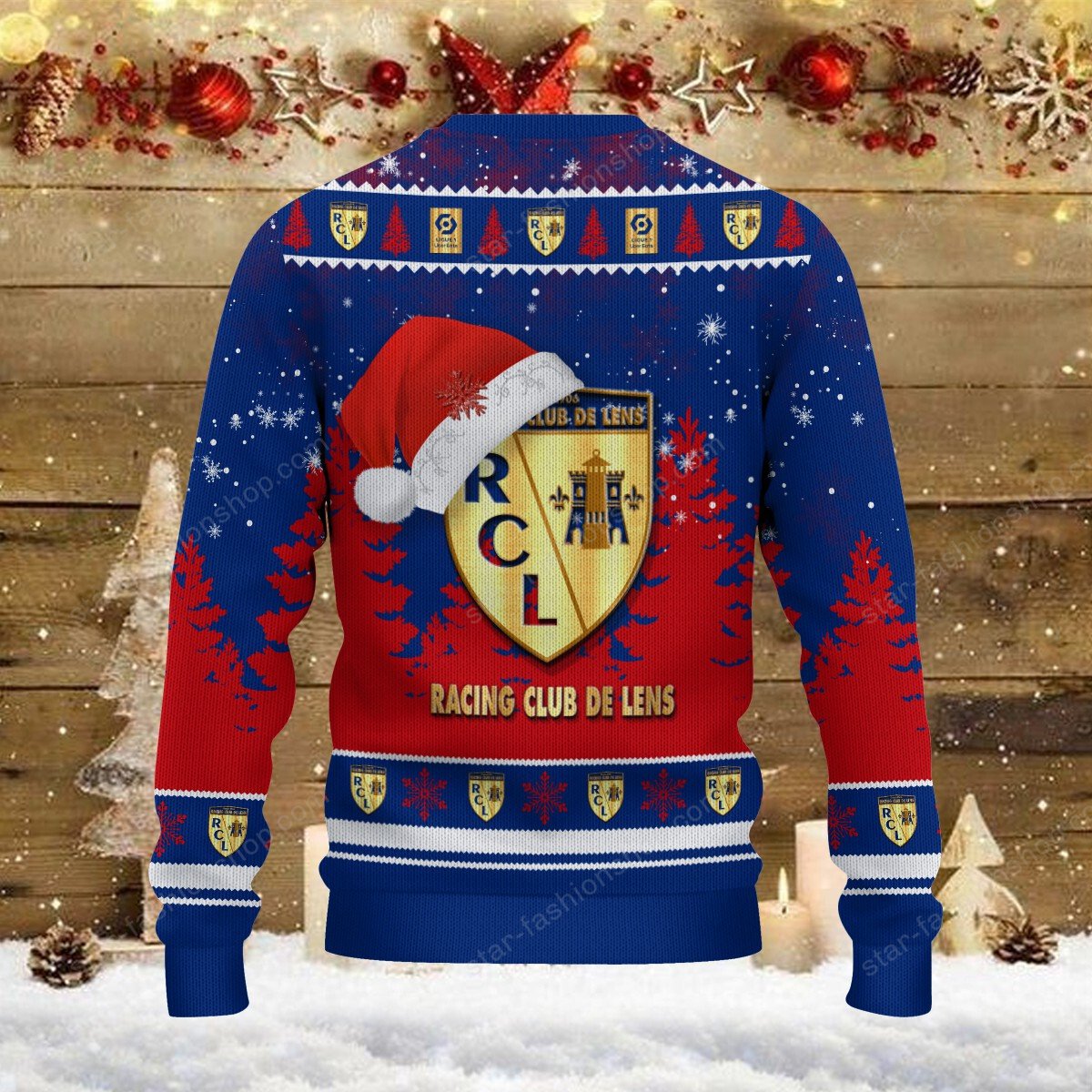 Pull de Noël moche RC Lens – Ugly Christmas Sweater – Image 3