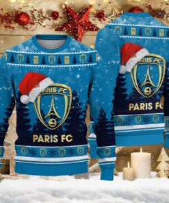 Pull de Noël moche Paris FC – Ugly Christmas Sweater