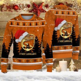 Pull de Noël moche Stade Lavallois – Ugly Christmas Sweater