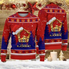 Pull de Noël moche LOSC Lille – Ugly Christmas Sweater