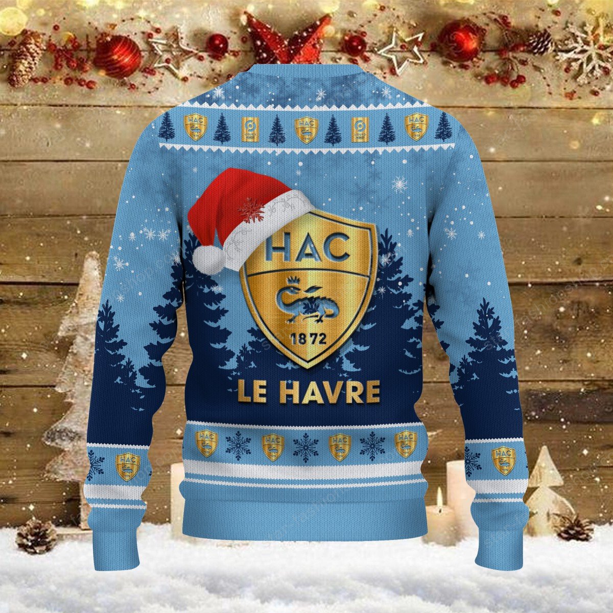 Pull de Noël moche Le Havre AC – Ugly Christmas Sweater – Image 3