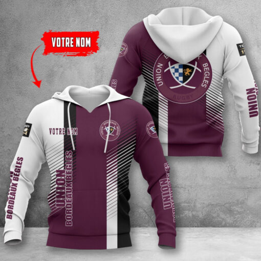Sweat à capuche Union Bordeaux Bègles