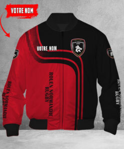 Blouson bomber Rouen Normandie Rugby