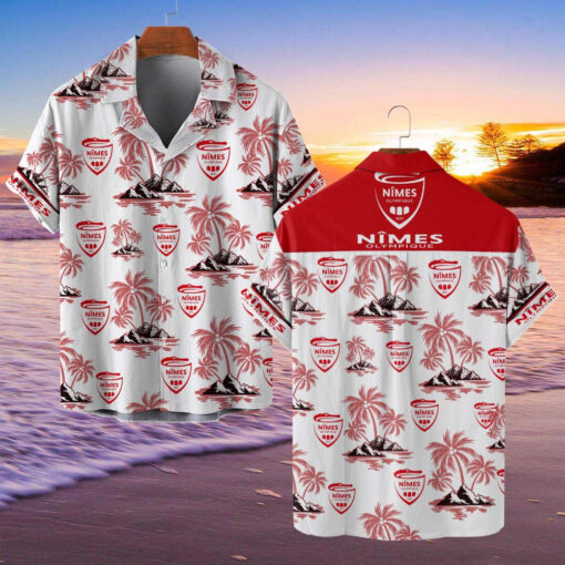 Chemise hawaïenne Nîmes Olympique