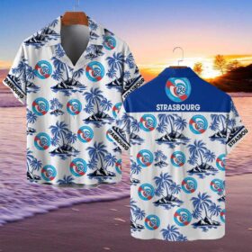 Chemise hawaïenne RC Strasbourg Alsace