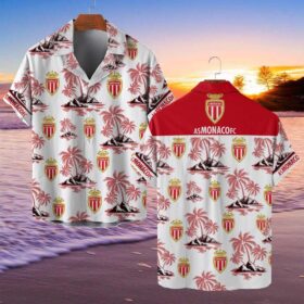Chemise hawaïenne AS Monaco