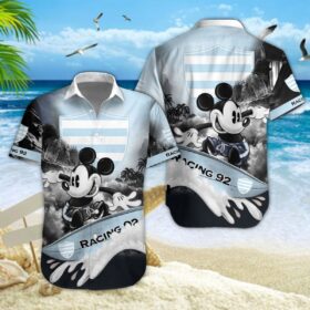 Chemise hawaïenne Racing 92