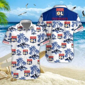 Chemise hawaïenne Olympique Lyonnais