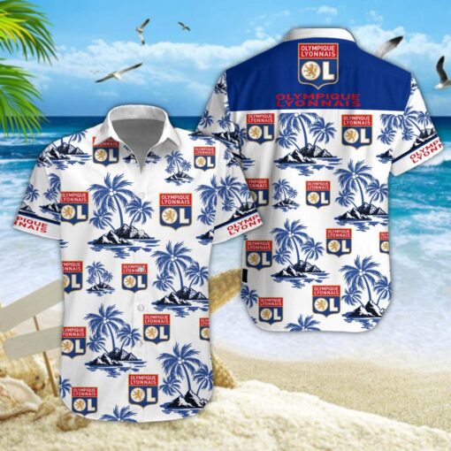 Chemise hawaïenne Olympique Lyonnais