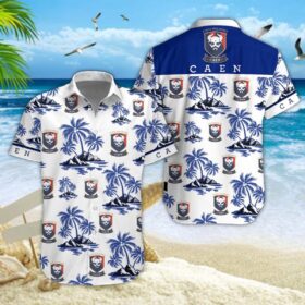 Chemise hawaïenne Stade Malherbe Caen