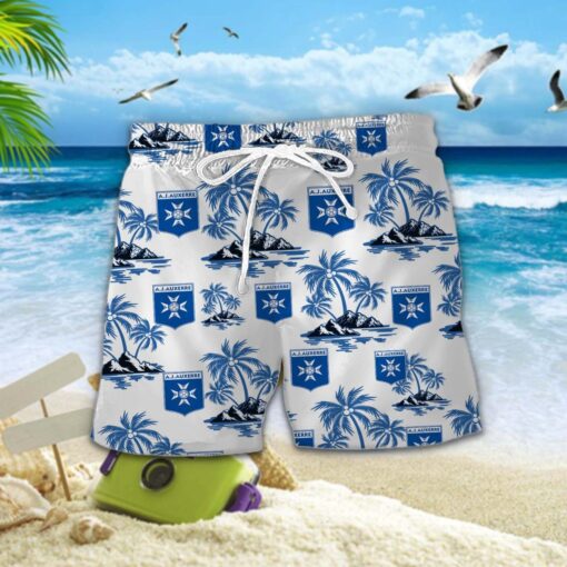 Chemise hawaïenne AJ Auxerre – Image 2