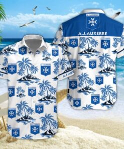 Chemise hawaïenne AJ Auxerre