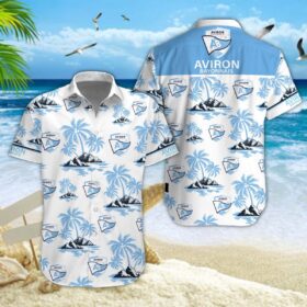 Chemise hawaïenne Aviron Bayonnais