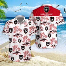 Chemise hawaïenne Rouen Normandie Rugby