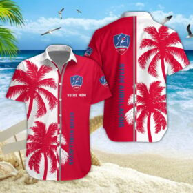 Chemise hawaïenne Stade Aurillacois Cantal Auvergne