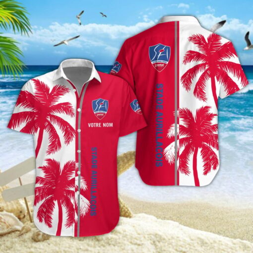 Chemise hawaïenne Stade Aurillacois Cantal Auvergne