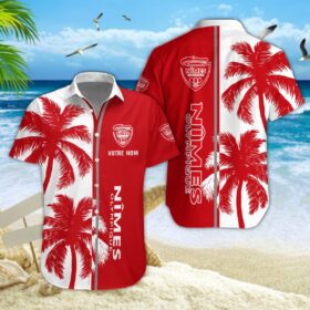 Chemise hawaïenne Nîmes Olympique