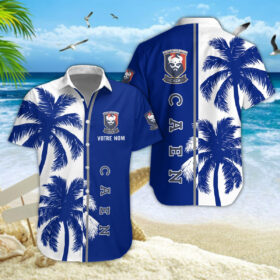 Chemise hawaïenne Stade Malherbe Caen
