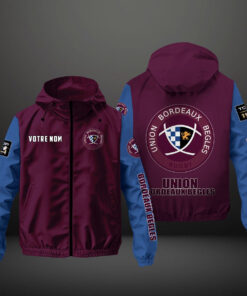 Veste coupe-vent Union Bordeaux Bègles