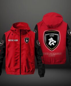 Veste coupe-vent Rouen Normandie Rugby