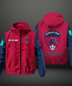 Veste coupe-vent Clermont Foot Auvergne 63