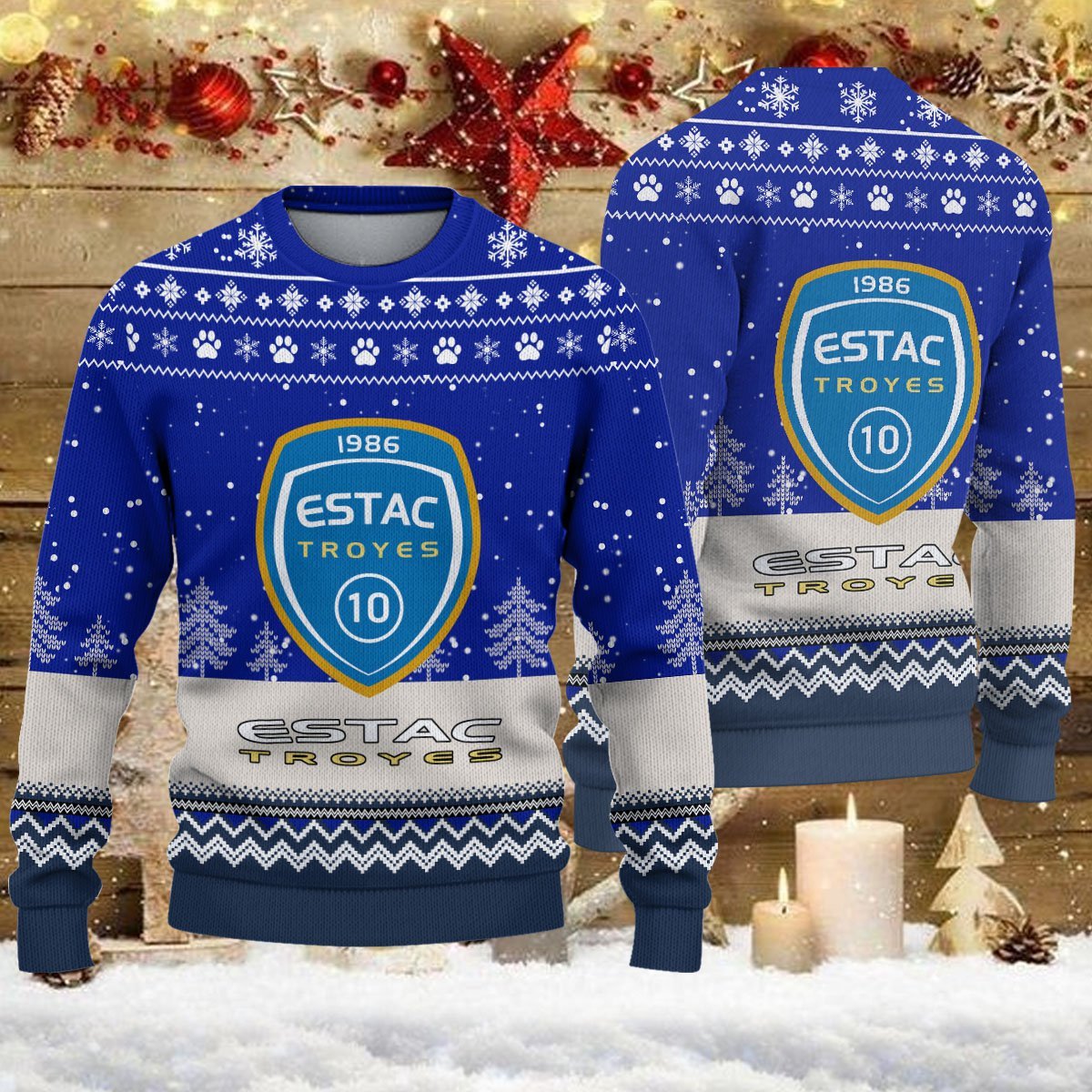 Pull de Noël moche ESTAC Troyes – Ugly Christmas Sweater