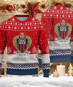 Pull de Noël moche OGC Nice – Ugly Christmas Sweater