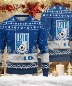 Pull de Noël moche USL Dunkerque – Ugly Christmas Sweater