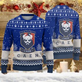 Pull de Noël moche SM Caen – Ugly Christmas Sweater