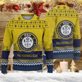 Pull de Noël moche Pau FC – Ugly Christmas Sweater