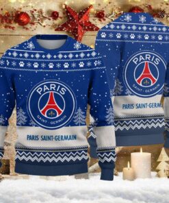 Pull de Noël moche Paris Saint-Germain (PSG) – Ugly Christmas Sweater