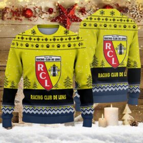 Pull de Noël moche RC Lens – Ugly Christmas Sweater