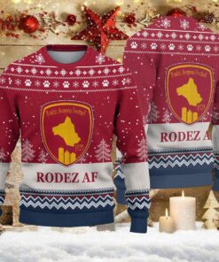 Pull de Noël moche Rodez Aveyron Football – Ugly Christmas Sweater