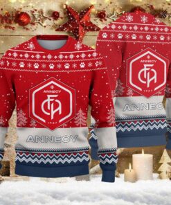 Pull de Noël moche FC Annecy – Ugly Christmas Sweater