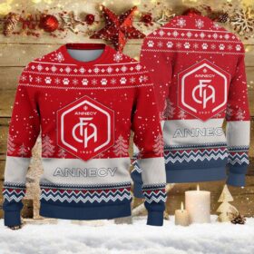 Pull de Noël moche FC Annecy – Ugly Christmas Sweater