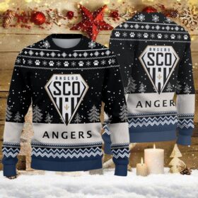 Pull de Noël moche Angers SCO – Ugly Christmas Sweater