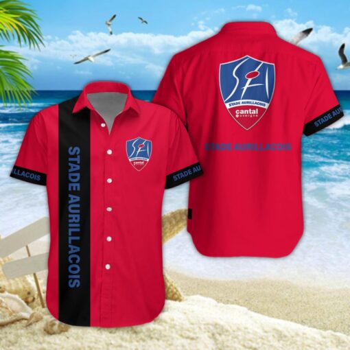 Chemise hawaïenne Stade Aurillacois Cantal Auvergne